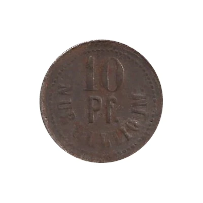 10 Pfennigs (Gotha) ND back