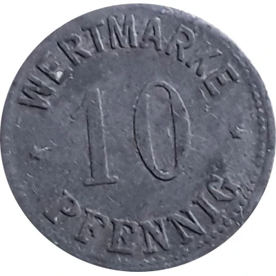 10 Pfennigs - Holzminden (Lagerkantine) ND back