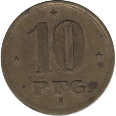 10 Pfennigs - M. Schmitz (Kölnstraße, Bonn) ND back