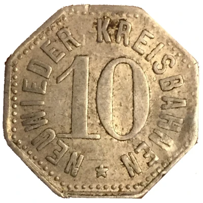 10 Pfennigs - Neuwied am Rhein (Kreisbahn) ND front
