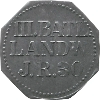 10 Pfennigs - Saarlouis (III Batl. Landw. J.R. 30) ND front
