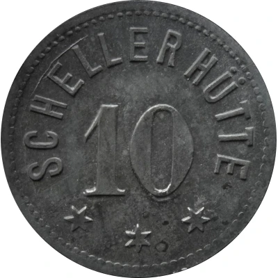 10 Pfennigs - Scheller Hütte ND front