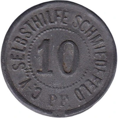 10 Pfennigs - Schmiedefeld ND front