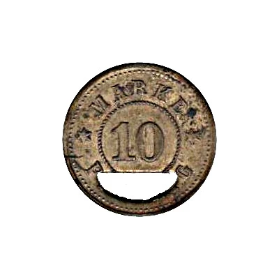 10 Pfennigs (Schwäbisch Gmünd - Consumverein) ND back