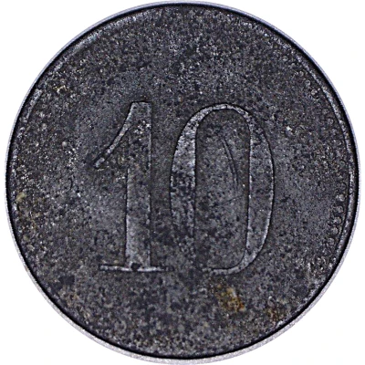 10 Pfennigs - Siemens-Schuckert (Nürnberg) ND back