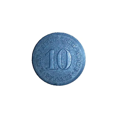 10 Pfennigs (Spiel-Münze Lauers) ND back