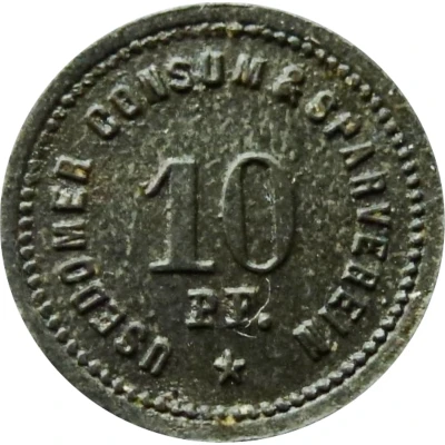 10 Pfennigs - Usedom (Consum and Sparverein) ND back