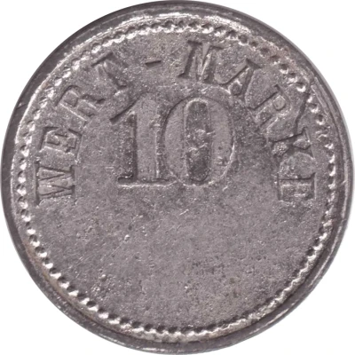 10 Pfennigs (Wert-Marke; A.M.L.) ND front