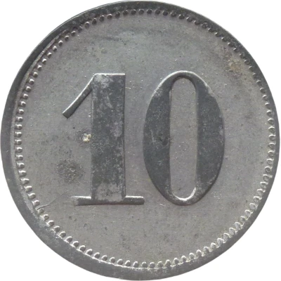 10 Pfennigs (Wert-Marke; Sennelager) ND back