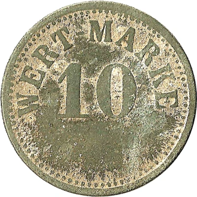 10 Pfennigs (Wert-Marke) ND front