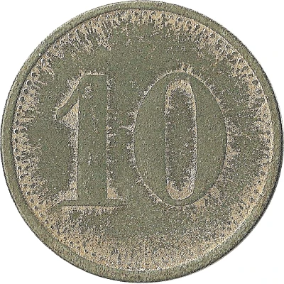 10 Pfennigs (Wert-Marke) ND back