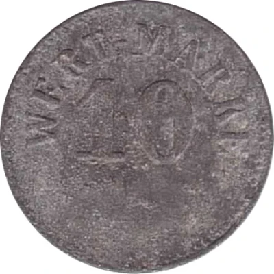 10 Pfennigs (Wert-Marke) ND front