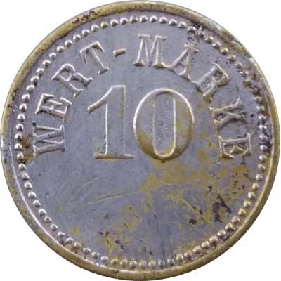10 Pfennigs (Wert-Marke) ND front