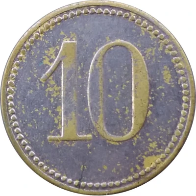 10 Pfennigs (Wert-Marke) ND back