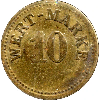 10 Pfennigs (Wert-Marke) ND front