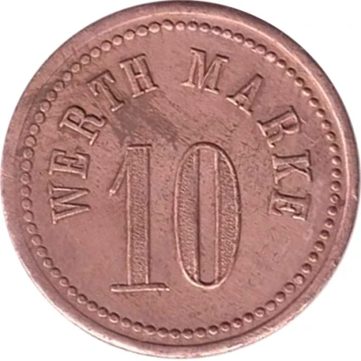 10 Pfennigs (Werth Marke; J. Hemrich) ND back