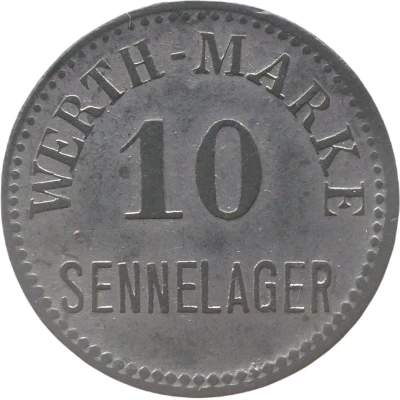 10 Pfennigs (Werth-Marke; Sennelager) ND front