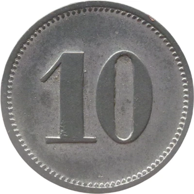 10 Pfennigs (Werth-Marke; Sennelager) ND back
