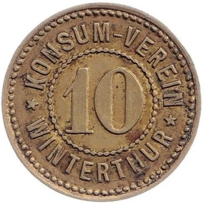 10 Rappen - Konsumverein (Winterthur) ND front