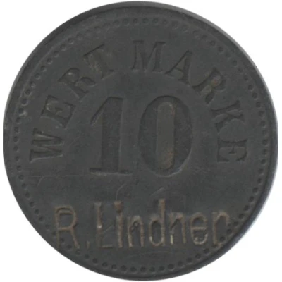 10 Wert Marke (R. Lindner - Traben) ND front