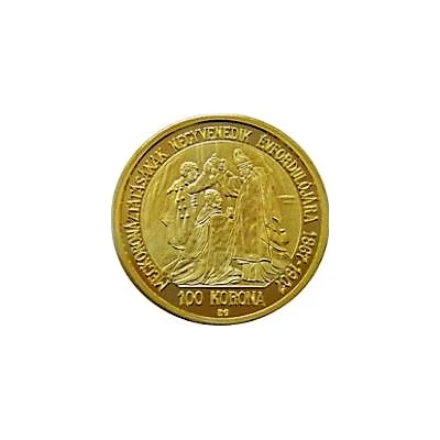 100 Korona - Francis Joseph I 1848/1867-1916, Coronation - Replica back