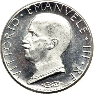 100 Lire - Victor Emmanuel III Platinum restrike front