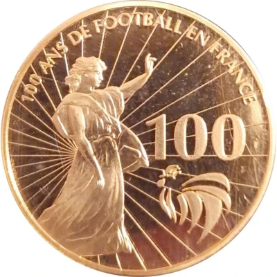 100 Years of Soccer in France Germany front