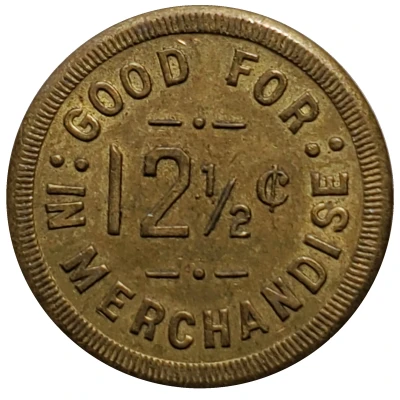 12½ Cents - Ben Ross (Mountain Home, Idaho) ND back