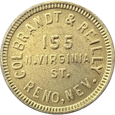 12½ Cents - Colbrandt and Reilly (Reno, Nevada) ND front