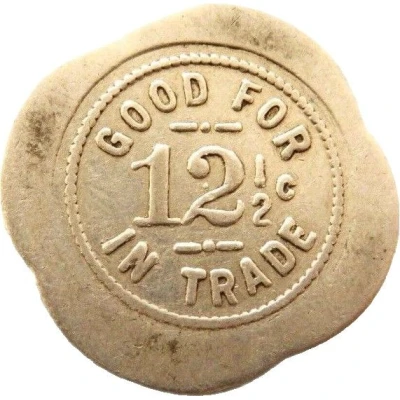 12½ Cents - Elk's Club 593 (Aberdeen, Washington) ND back