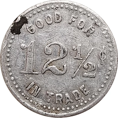 12½ Cents - Hunter's Bar ND back
