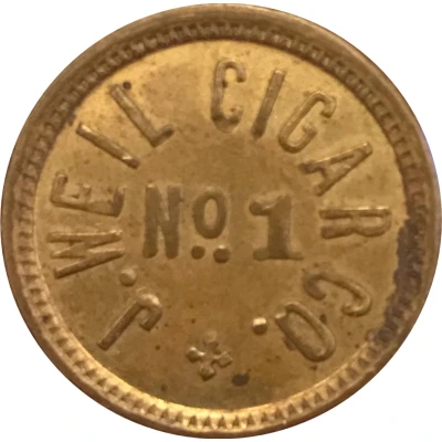 12½ Cents - J. Weil Cigar Co. (Boise, Idaho) ND front