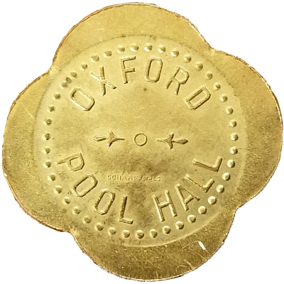 12½ Cents - Oxford Pool Hall ND front