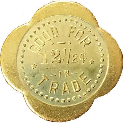 12½ Cents - Oxford Pool Hall ND back