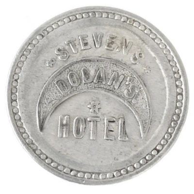 12½ Cents - Stevens Dolan's Hotel (Seattle, Washington) ND front