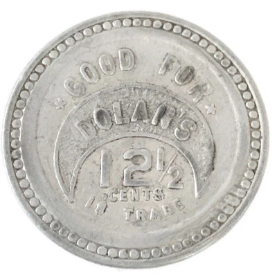 12½ Cents - Stevens Dolan's Hotel (Seattle, Washington) ND back