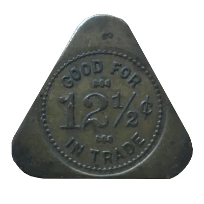 12½ Cents - The Metropole (Weiser, Idaho) ND back