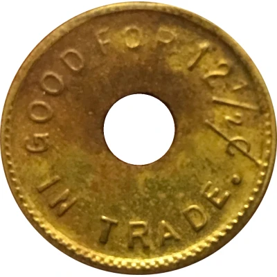 12½ Cents - The Pastime (Philipsburg, Montana) ND back
