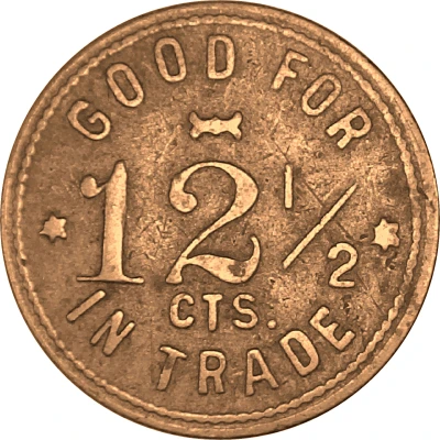 12½ Cents - Warner and Canfield Sheridan, Wyo. ND back