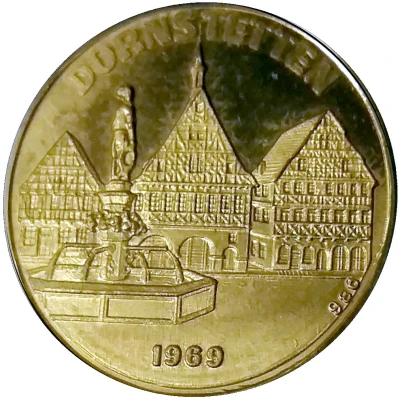 1200 Jahre Dornstetten gold medal front