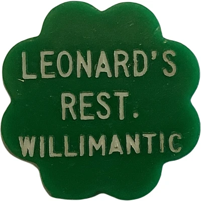 15 Cents - Leonard’s Rest. (Willimantic, Connecticut) ND back
