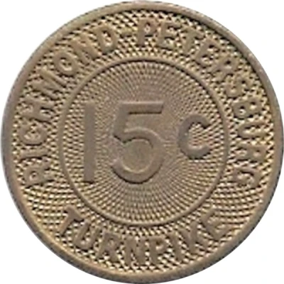 15 Cents - Richmond-Petersburg Turnpike (Virginia Highways) ND back