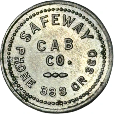 15 Cents - Safeway Cab Co. (Oskaloosa, Iowa) ND front