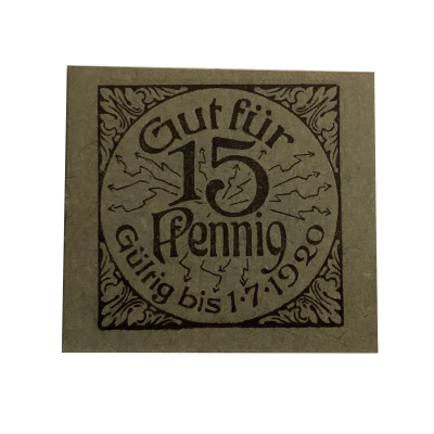 15 Pfennig Flensburg Strassenbahn ND front