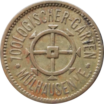15 Pfennigs - Zoologischer Garten (Mülhausen im Elsass) ND front