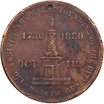 150th Anniversary of Baltimore Maryland front