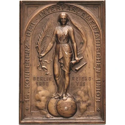 15th Conference of the Interparliamentary Union in the Berlin Reichstag - Wilhelm II back