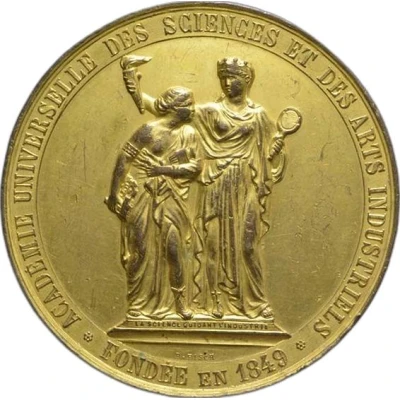 1888 Brussels International Exhibition Medal front