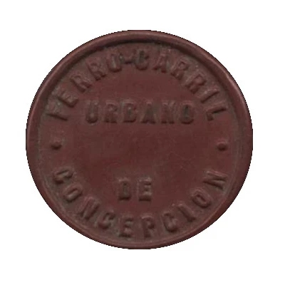 2½ Centavos (Urban railway of Concepcion) ND back