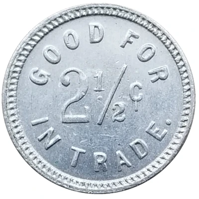 2½ Cents - Carbone's Tavern (St. Louis, Missouri) ND back